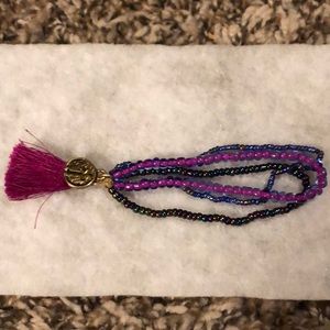 Live Happy multi-strand bracelet